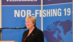 Elisabeth Aspaker på Nor-Fishing 2014
